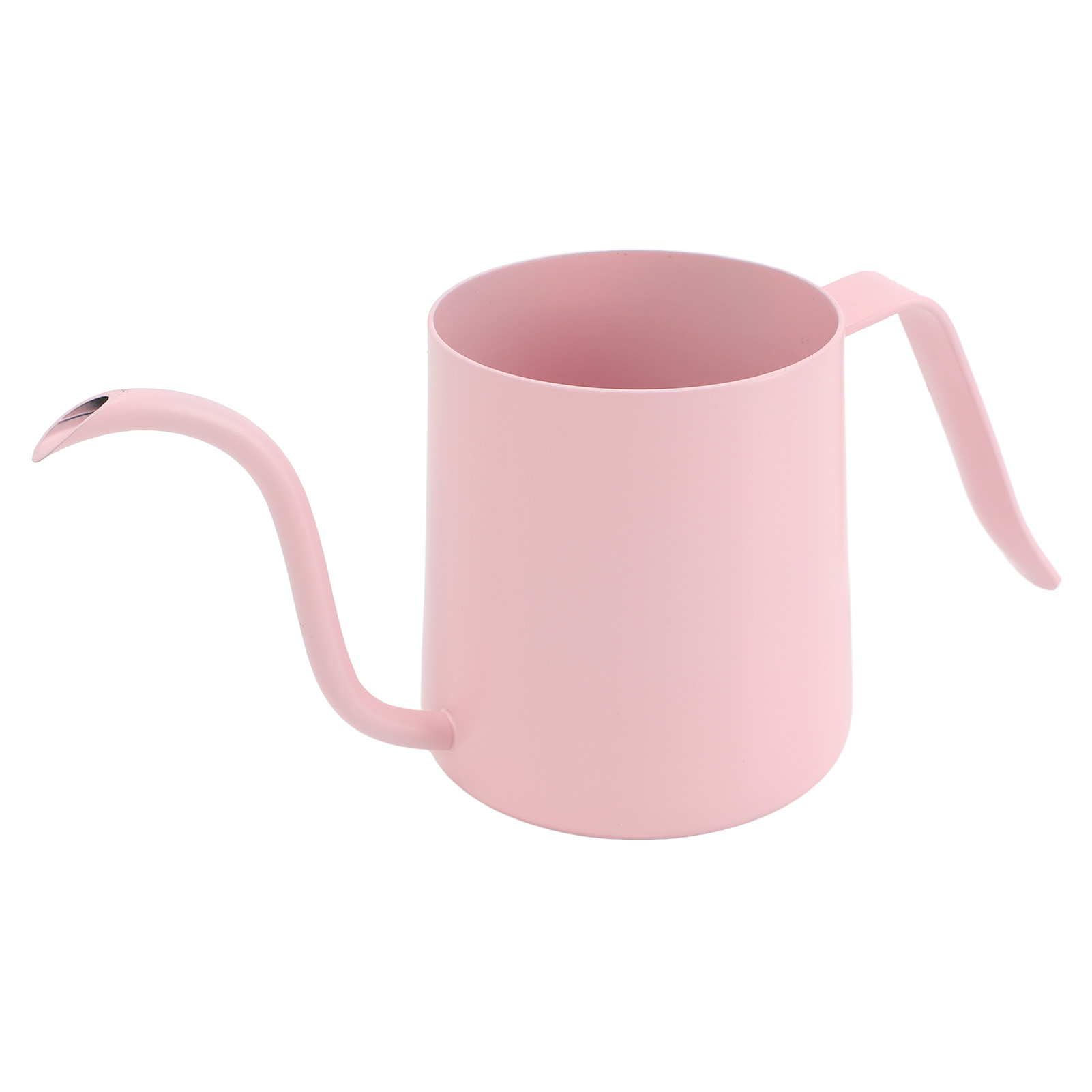 250-ml-kaffeekessel Mit Ausgießer, Aus Edelstahl 304, Tragbarer Schwanenhals, Ideal Für Zuhause, Reisen Und Büro, Rosa Farbe.
