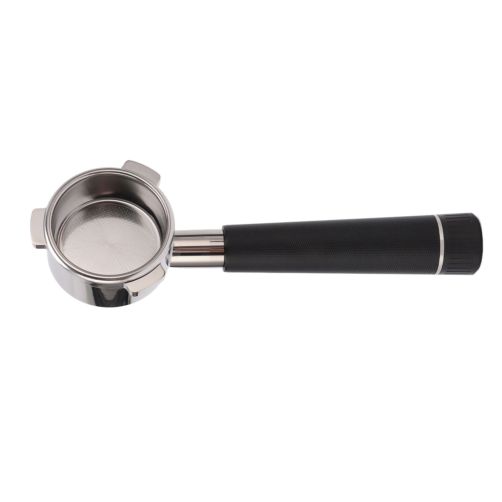 Kaffeefilterhalter Aus Edelstahl, Bodenlos, 54 Mm, 3 Griffe, Zubehör Für Breville Series 8 Maschinen, Schwarz
