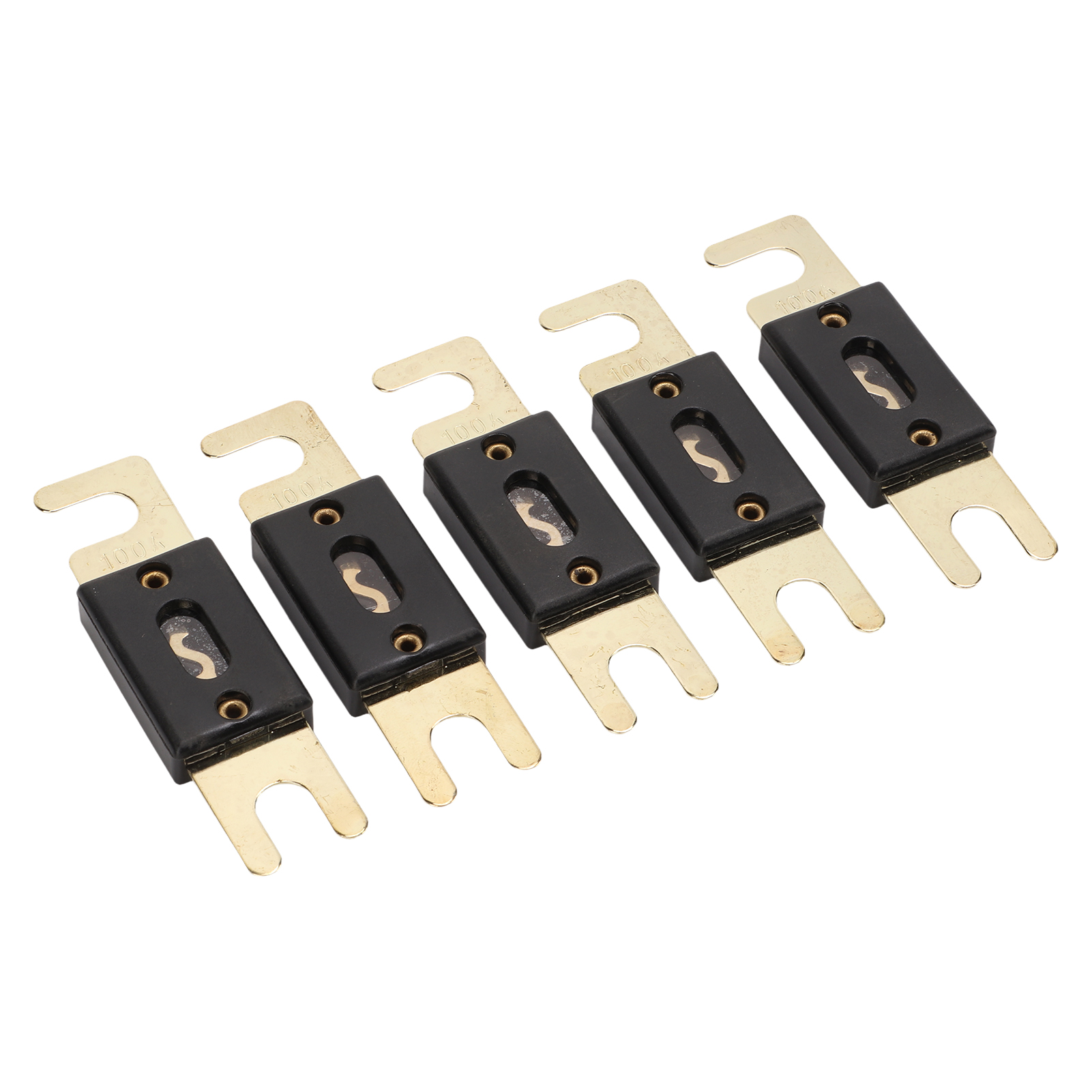 Vergoldete Anl-flachsicherung, Große Ausführung Für Auto-audio- Und Videosysteme, 5 Stück/set, 12 V/24 V/32 V, 100 A