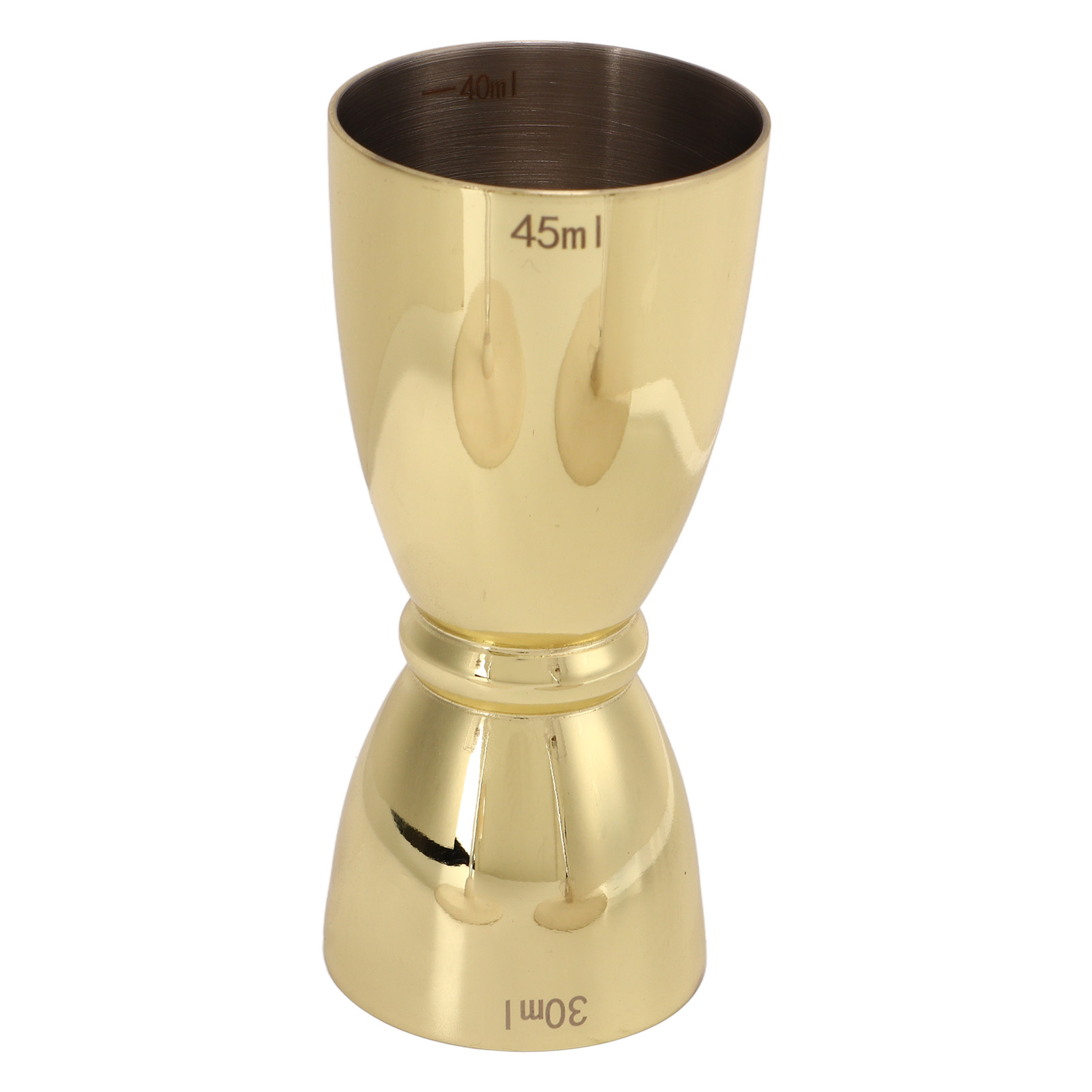 Doppelter Weinausgießer Aus Edelstahl, Cocktailshaker, Für Bar, Party, Familienclub, Vergoldet, U-förmig.