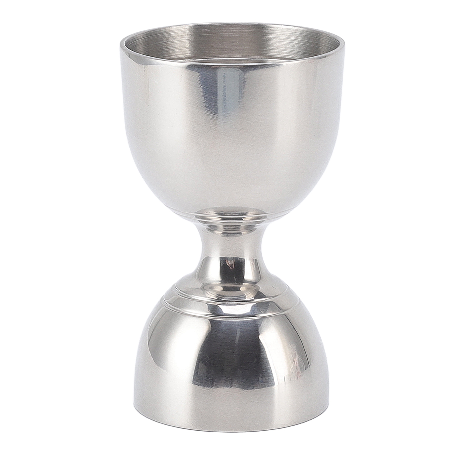 Cocktail-jigger Aus Edelstahl, 30/60 Ml, Langlebig, Hochpräzise, Große Öffnung Zum Abmessen Von Spirituosen, Klassische Silberoptik