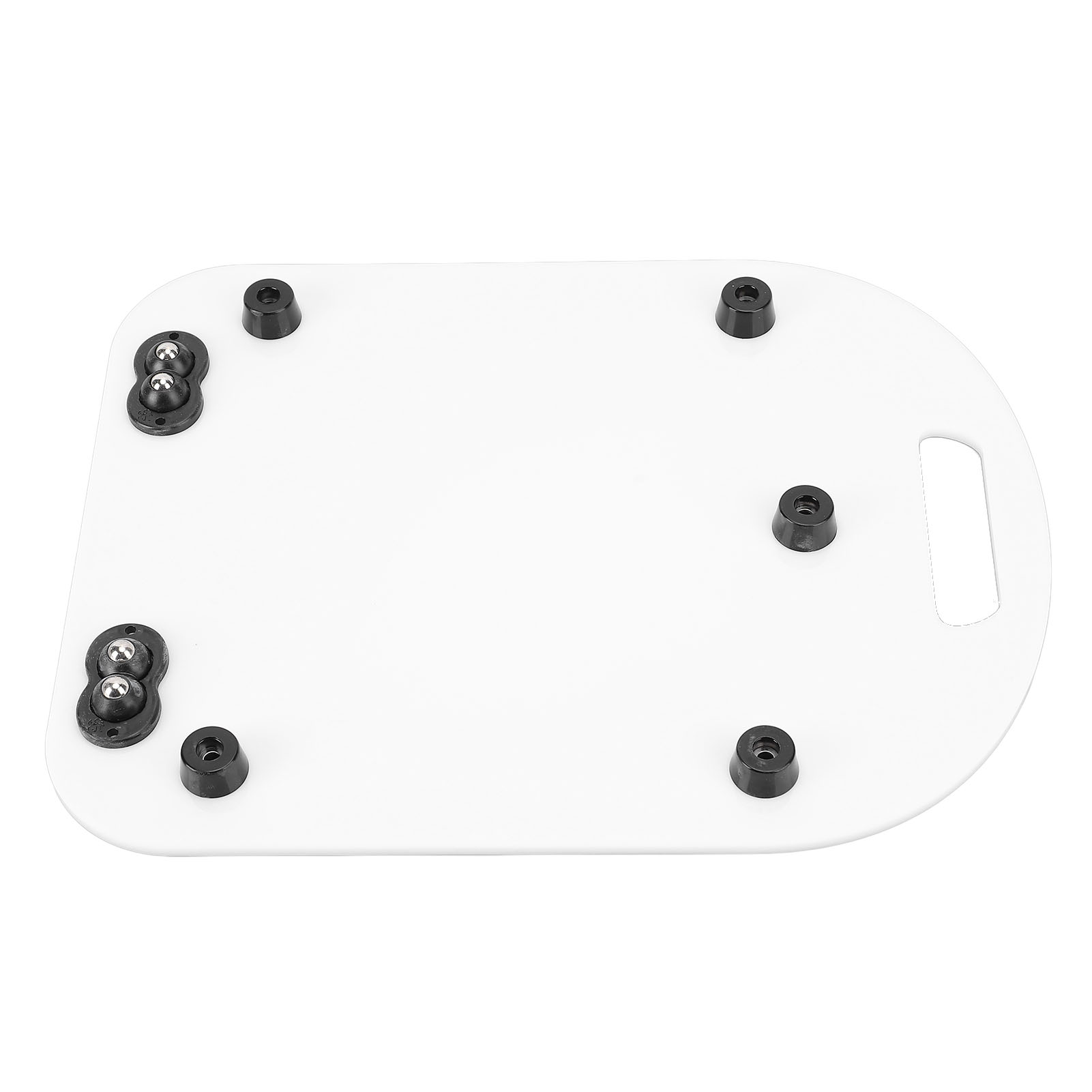 Praktische Und Elegante Schiebeablage Für Die Küchenarbeitsplatte, Mit Griff Und Schutzpads Für Die Küchenmaschine Tm5 Tm6, Farbe: Weiß.