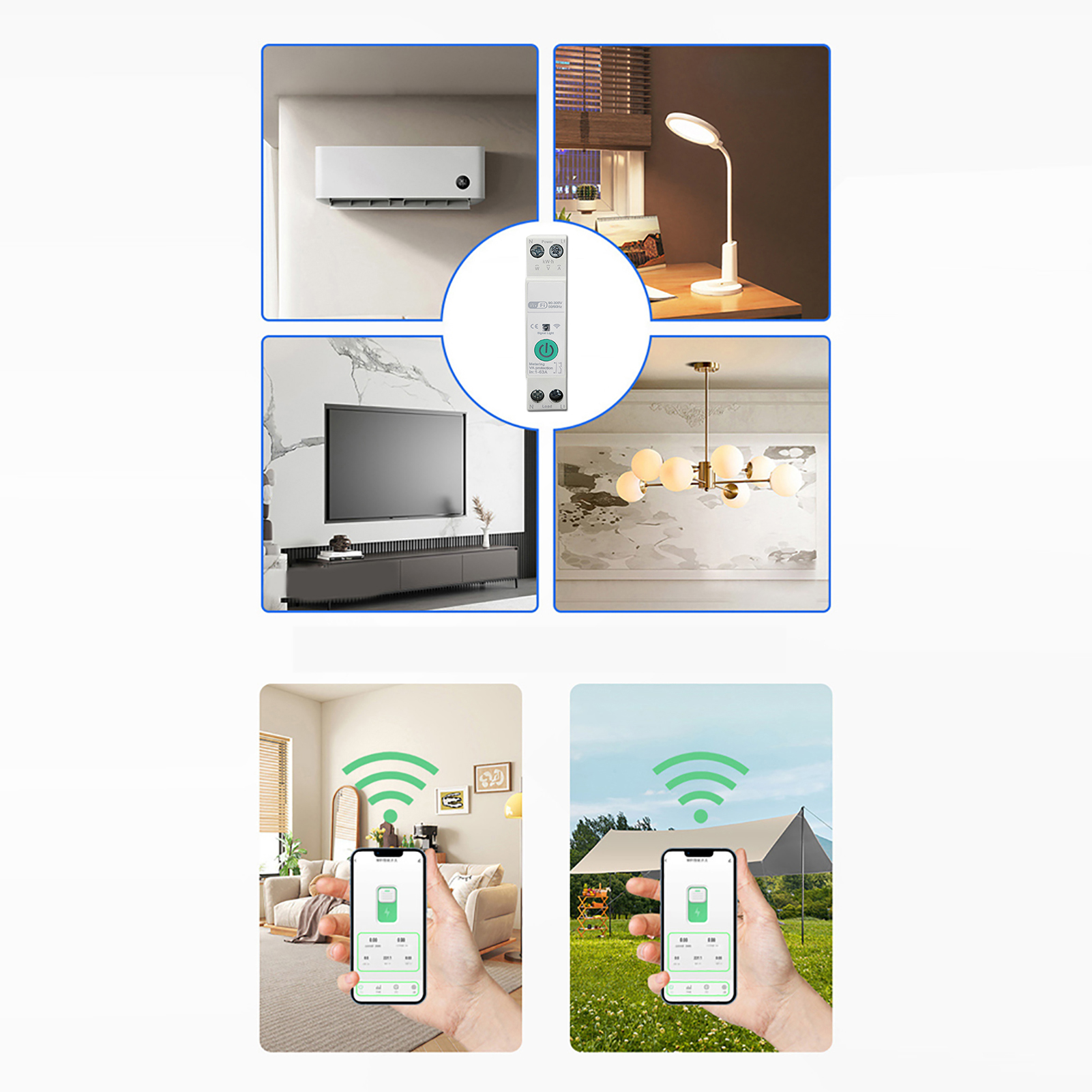 Tuya Wifi Smart Switch, Tragbar, Für Die Hausautomation, Programmierbarer Schalter, Sprachgesteuerter Schalter, Kompatibel Mit Google Assistant Und