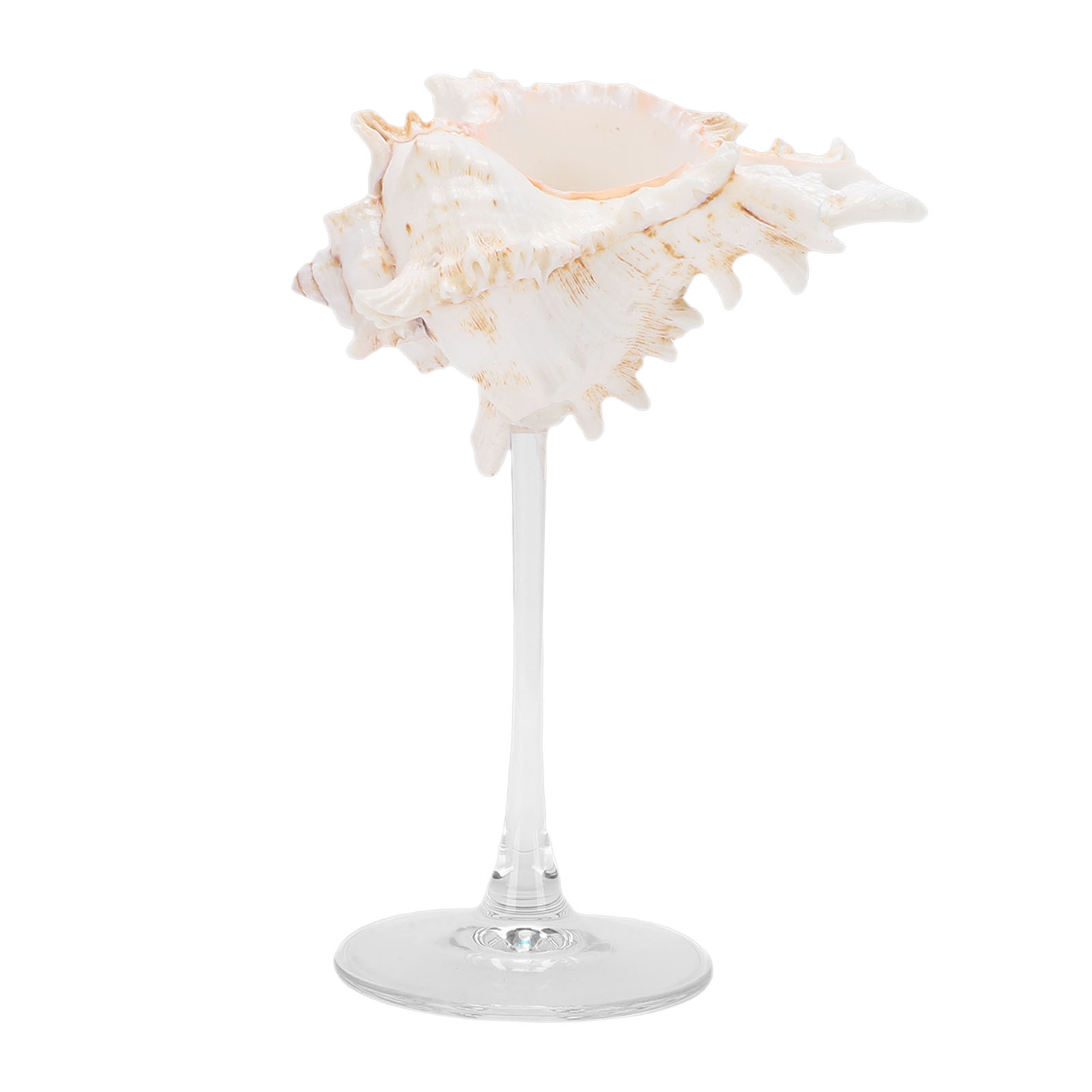 Elegantes, Originelles Und Kreatives Weinglas In Muschelform, Ideal Für Cocktails, Hochzeiten Und Bars. Modell 2