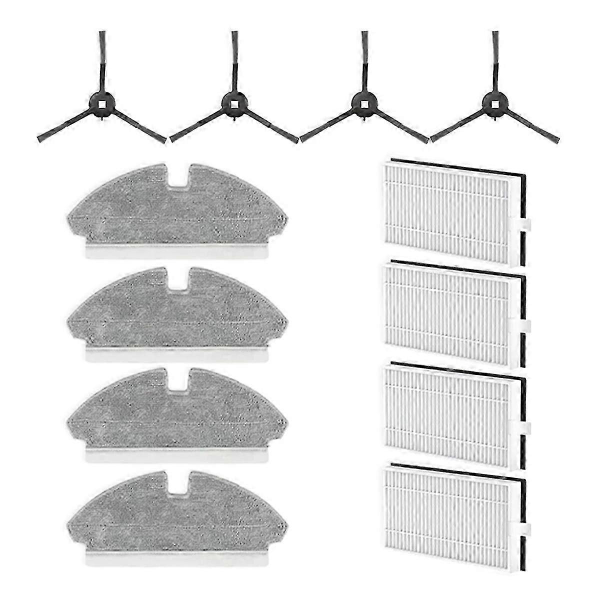 Staubsaugerzubehör: Seitenbürste, Hepa-filter Und Wischtuch Als Ersatzteile Für Mova M1 Modelle