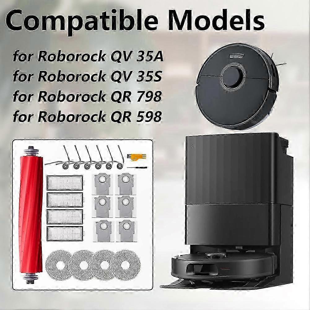 Ersatzteilset Für Die Staubsaugermodelle Roborock Qv 35a, Qv 35s, Qr 798 Und Qr 598