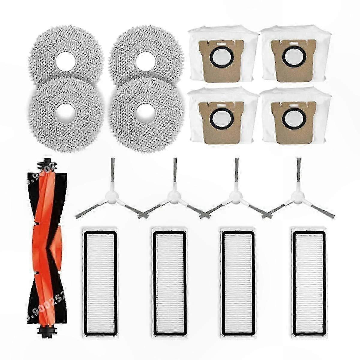 Ersatzteile Für Saugroboter X20+ / X20 Plus: Hauptbürste, Seitenbürste, Hepa-filter, Wischtuch, Staubbeutel (a Edition 1258)