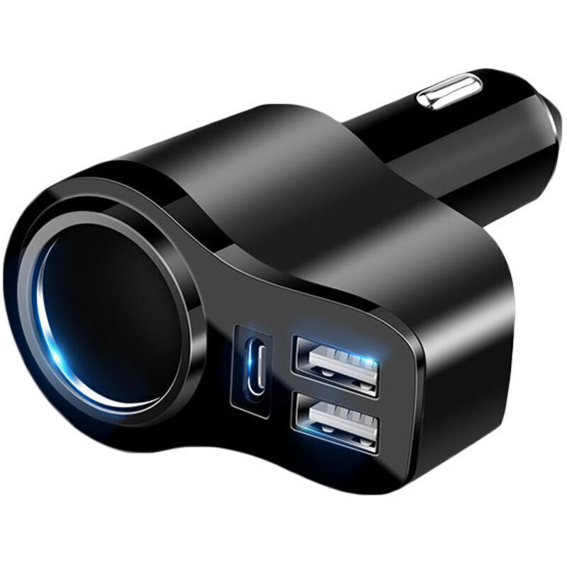 Gabrielle 4-in-1 Usb-autoladegerät, 48 W Pd3.0 Usb-schnellladegerät Usb-c, Usb-autoladegerät-adapter Für Iphone 15/14/13/12/11, Ipad, Samsung Galaxy S23 S22