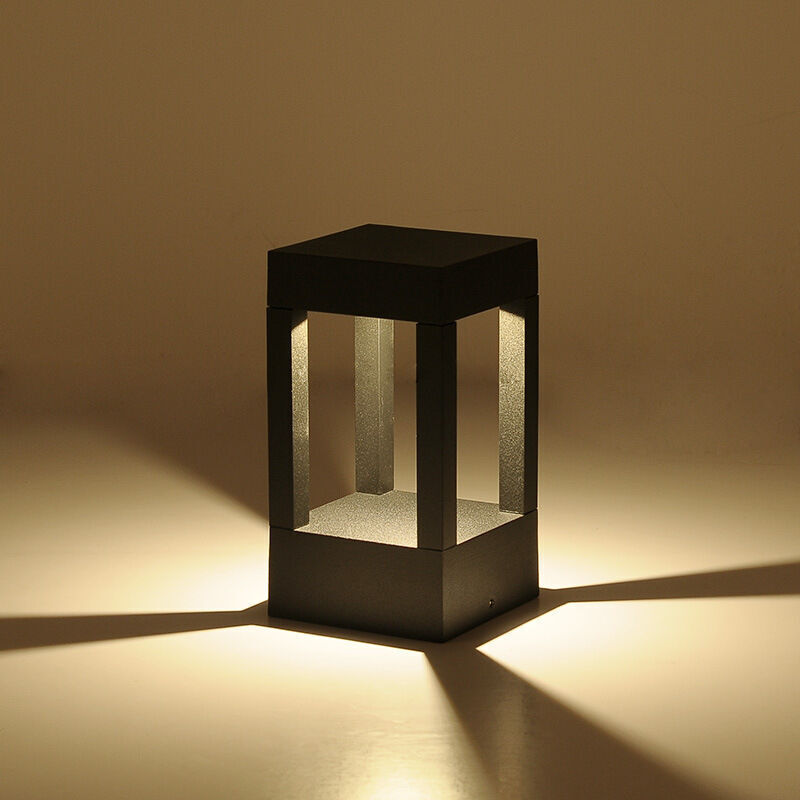 Gabrielle – 3000k Led-stehleuchte Für Den Außenbereich – Robuste Aluminiumlegierung – Wasserdicht Nach Ip65 – Moderne Gartenbeleuchtung 12x12x20 Cm – Schutzart Ip65 Für Den Außenbereich