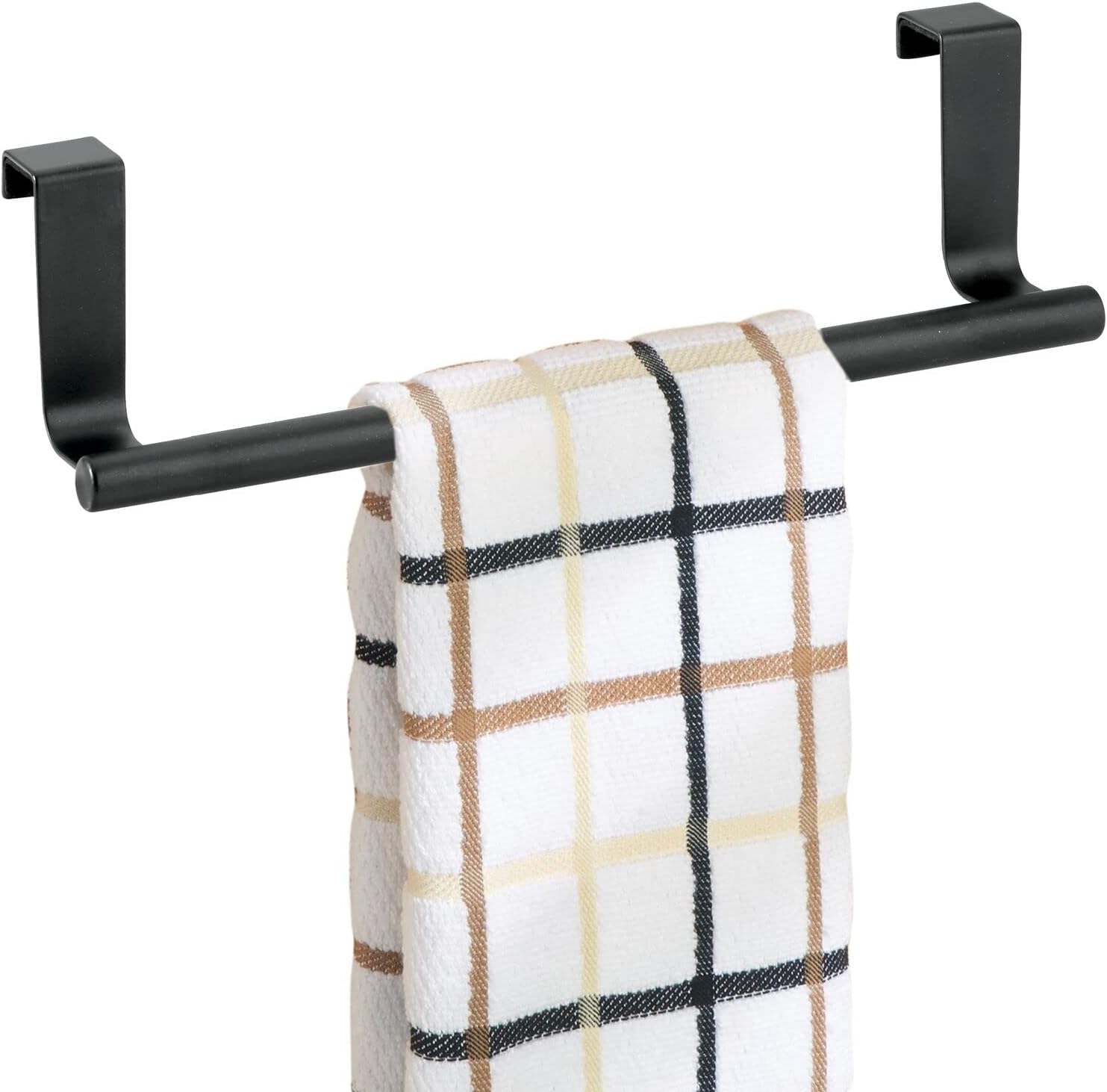 Handtuchhalter – Handtuchhaken Für Küche, Bad Oder Garage – Breite: 36 Cm – Farbe: Mattschwarz