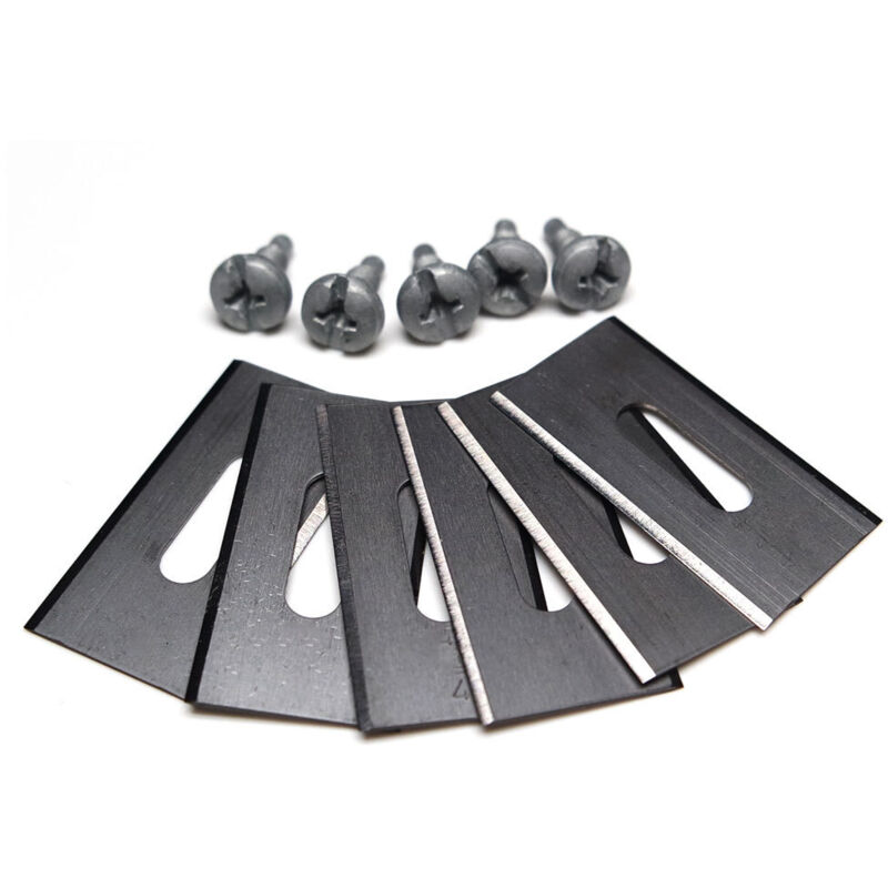 Doppelseitig Geschliffene Rasenmesser Aus Edelstahl 36,5 X 18,5 X 0,65 Mm (silber, 30 Stück)