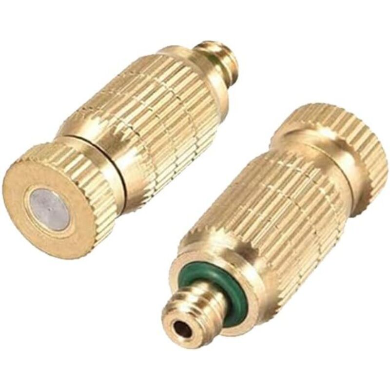 Set Mit 10 Messing-sprühdüsen, Hochdruck-sprühdüse 0,1 Mm, Tropfschutzdüse 0,2 Mm