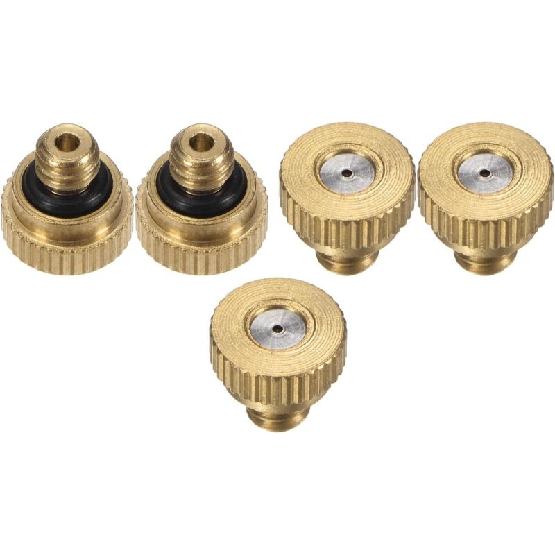 Stück Messing-sprühdüsen, 0,1 Mm Öffnung, 10/24 Unc O-ring-ersatzdüsen Für Kälteanlagen, Niederdruckzerstäubung – 0,7 Mm