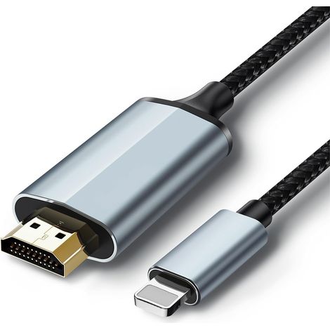 Lightning-auf-hdmi-adapter, Hdmi-kabel Für Iphone An Fernseher (unterstützt Nicht Iphone 15/16 Oder Netflix-streaming)