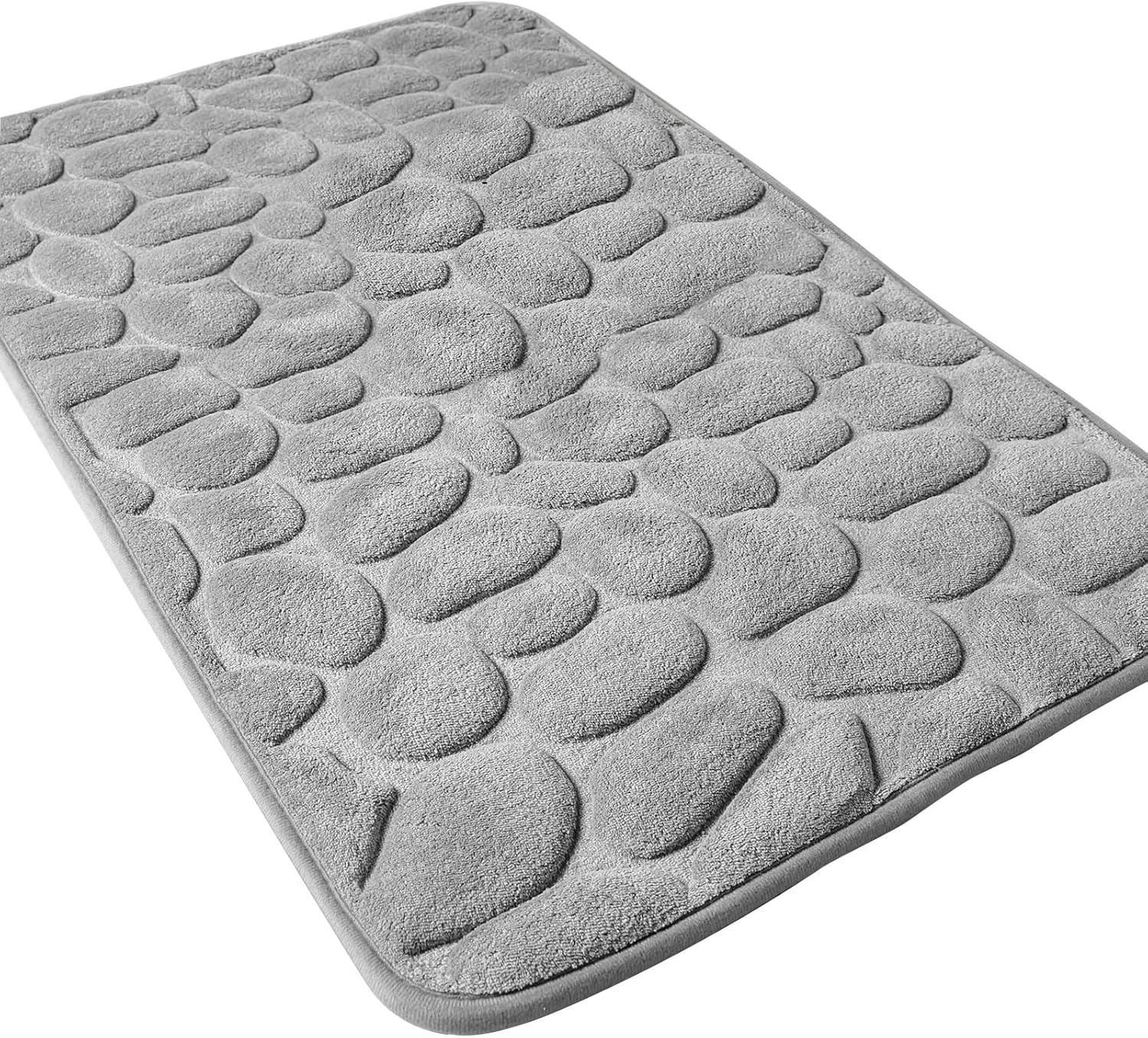 Rutschfeste Badematte Aus Memory-schaum – 40 X 60 Cm – Extrem Saugfähig Und Schnelltrocknend – Sbr-basis