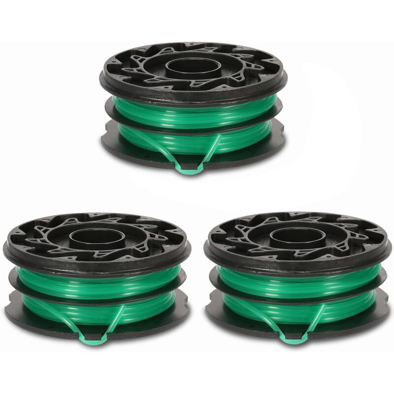 Reflex Plus A6495 A6495-xj Trimmerfadenspule, Kompatibel Mit Black+decker Gl701, Gl741, Gl720, Gl716 Und Gl716b Elektro-freischneidern, 3,6 Meter Doppelfaden-ersatz