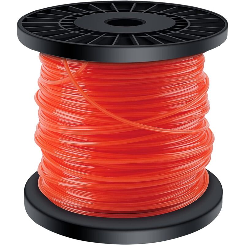 Ersatz-nylon-trimmerfaden, 2,8 Mm, Für Freischneider Und Fadentrimmer, 100 M Länge, Passend Für Die Meisten Freischneider – Sternform, Orange, 2,8 Mm Xm