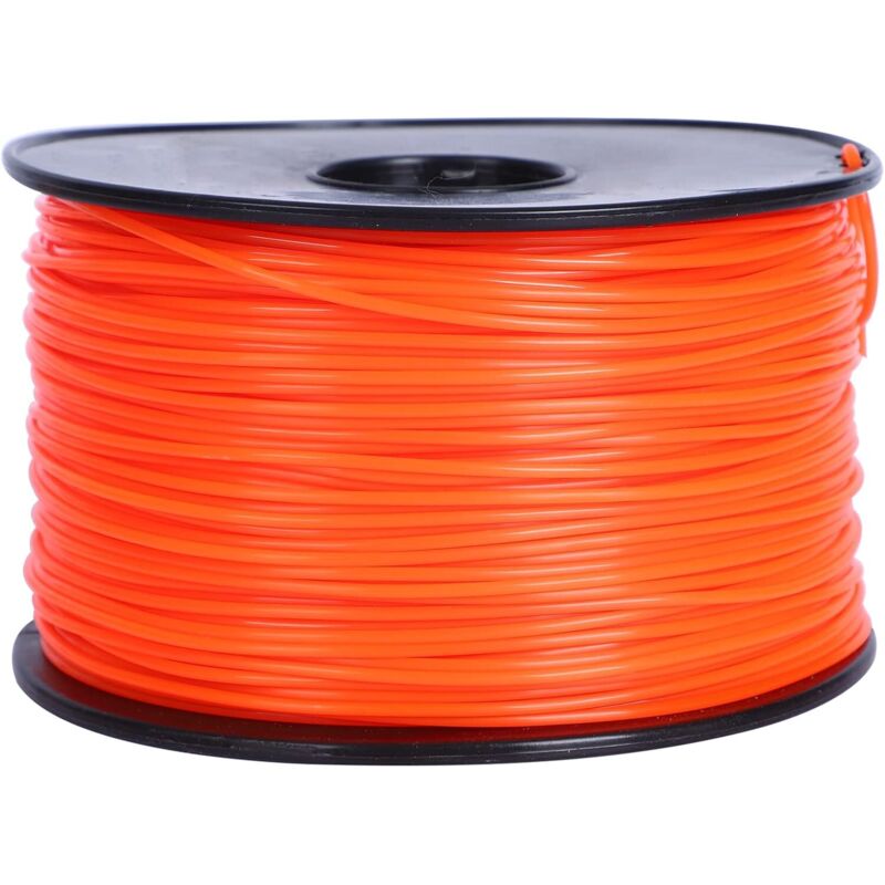 Runde Nylon-trimmerschnur Für Freischneider, Durchmesser: 2,4 Mm X 262 M, Orange -