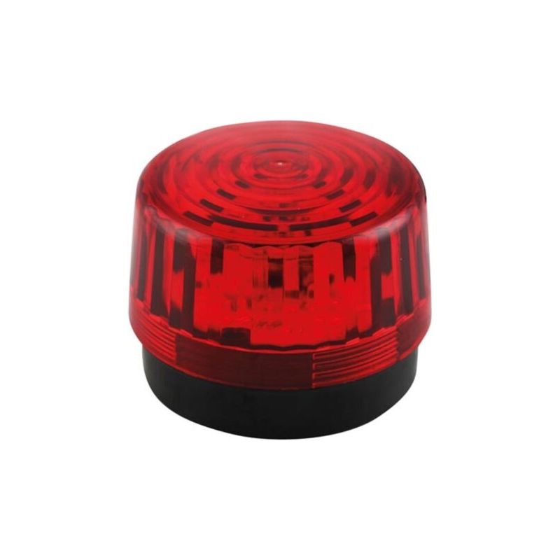Velleman – 12v Rote Led-blinkleuchte – Ø 100 Mm – Schutzart Ip20 Für Den Innenbereich – Blinkfrequenz 80–120/min – Haa100rn