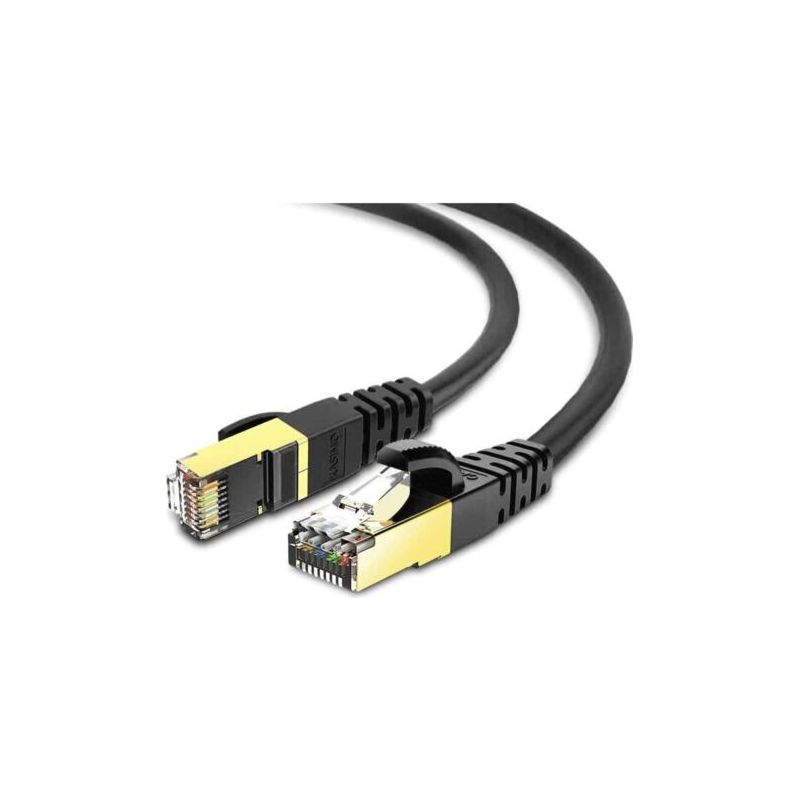 Freosen – Cat 7 Ethernet-kabel 20 M – Geschirmter Rj45-stecker (f/utp) – 10 Gbit/s Geschwindigkeit – 600 Mhz Bandbreite – Kompatibel Mit Ps5, Pc Und Xbox