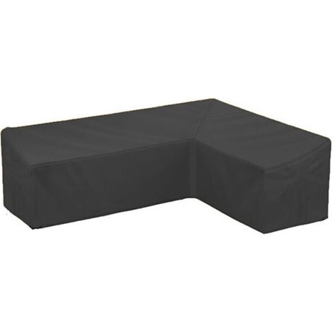 Gartenecksofa-überzug, Größe L, Aus Wasserdichtem Oxford-gewebe, 270 X 270 X 90 Cm – Hochbeständiger Wetterschutz