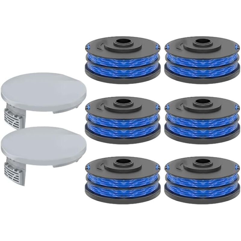 Ersatzspule Für Ryobi Freischneider Und Trimmerspulenabdeckungen – Rlt4027, Rlt4125, Rlt5027, Rlt5127, Rlt6030, Rlt6130 Fadenzubehör (6+2) – 6+2