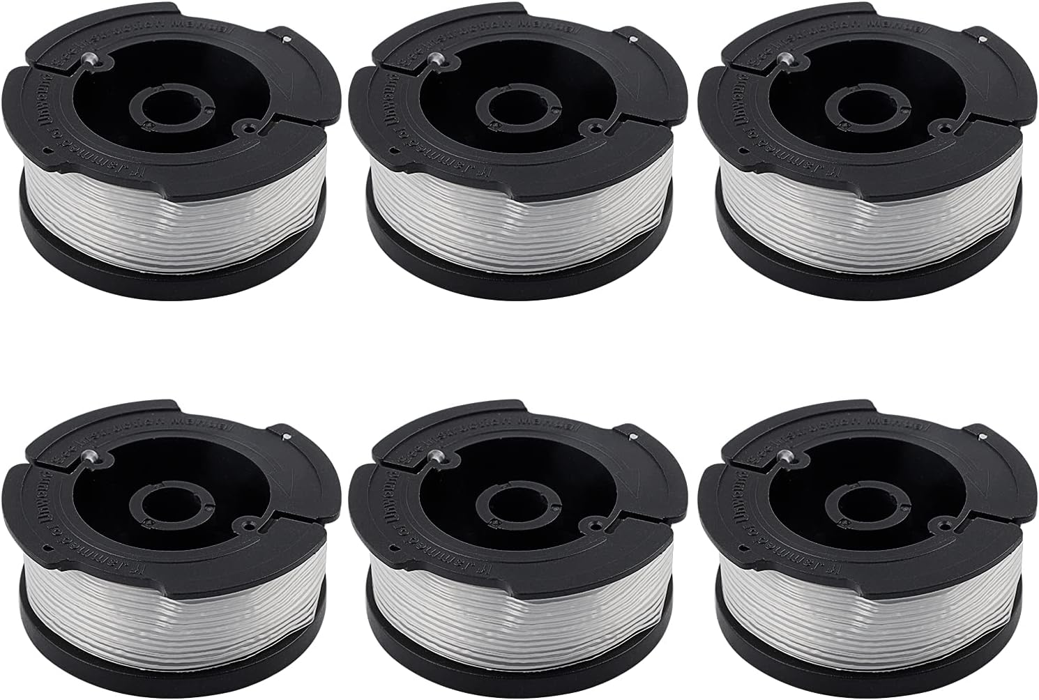 6er-packung A6481 A6485 Trimmerfadenspulen Für Black & Decker Stc1820cm Stc1820pc Stc1820epc Stc1840epc St5530 St1823 Glc1823l Freischneider