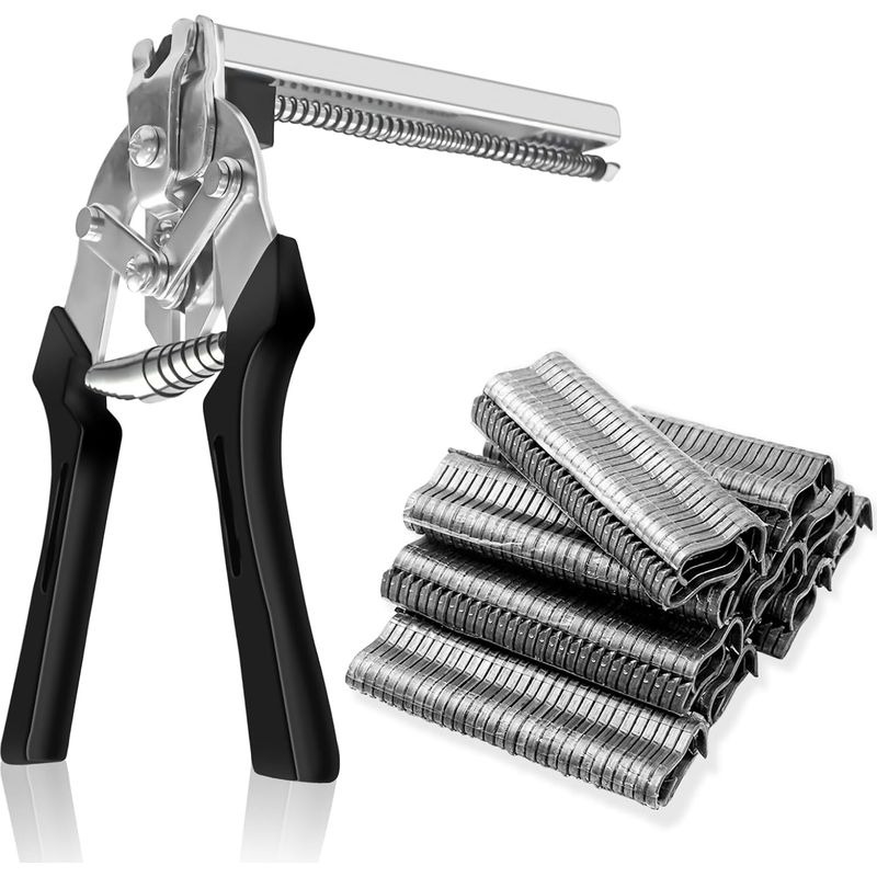 Drahtgitterclips Und 600 Stück M-clips Prince Of Quick Zaunclips Für Zäune, Tierkäfige, Draht, Schweineställe, Diy-projekte -