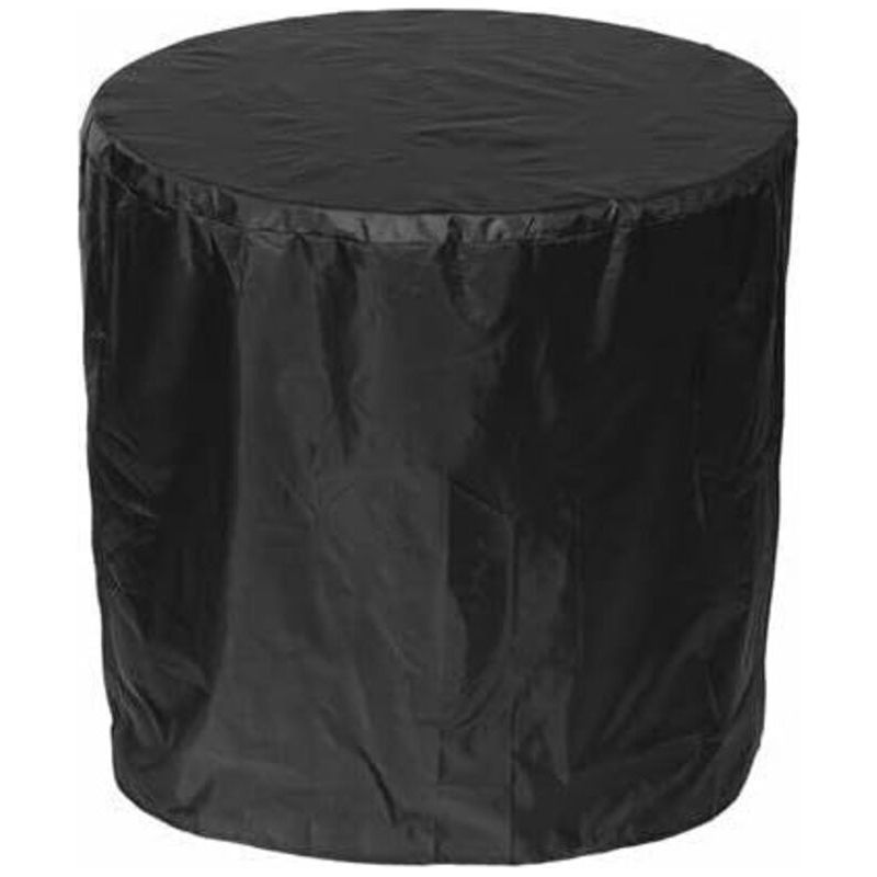 Schwarze Grillabdeckung 90x120 Cm [1000 Mm Wasserdruck] 1 Runde Staubdichte Regenschutzabdeckung Aus Polyester