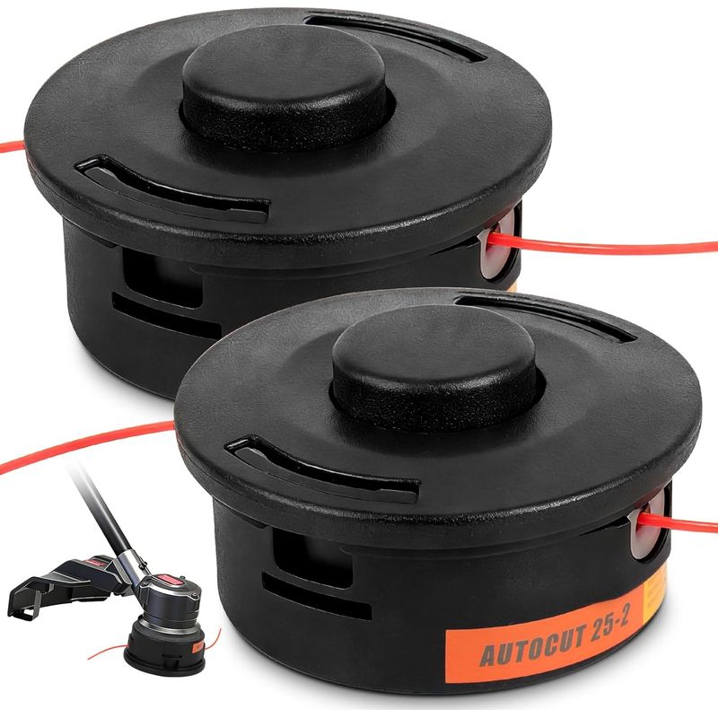 2-teiliger Autocut 25-2 Freischneiderkopf, Universal-trimmerkopf Kompatibel Mit Stihl Fs55 Fs56 Fs70 Fs80 Fs90 Fs100 Fs110 Fs130 Fs240 Fs250