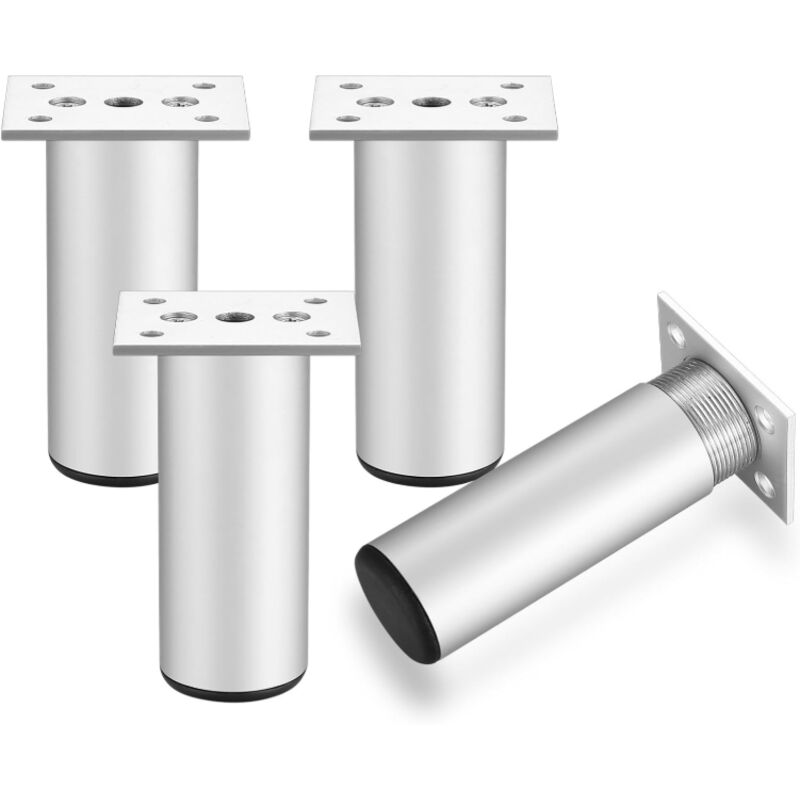 Möbelbeine, 12 Cm Hohe Möbelbeine, Tischbeine, Schrankbeine Aus Aluminiumlegierung, Tischbeine, Beine Für Möbel, Sofa, Kleiderschrank, Küchenschränke