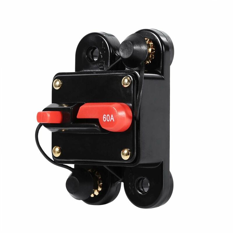 Wasserdichter Leistungsschalter, 12 V–24 V, 50 A, 60 A, 80 A, 100 A, Leistungsschalter-reset, Sicherungshalter, Sicherungshalter Für Auto Und Boot Zum Schutz Des Systems (60 A)