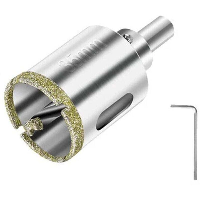 35-mm-diamant-lochsäge, Fliesenlochsäge Mit Diamant-oberflächenbeschichtung Zum Schneiden Von Glas, Fliesen, Keramik, Marmor Und Kalkstein