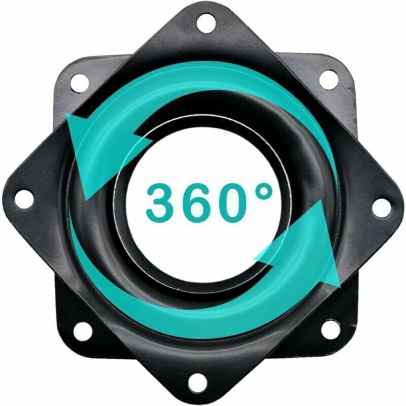 Set Mit 4 Um 360 Grad Drehbaren Metall-drehtellern, Kugelgelagerte Schwenkhalterung Für Tisch, Stuhl, Sofa, Fernseher