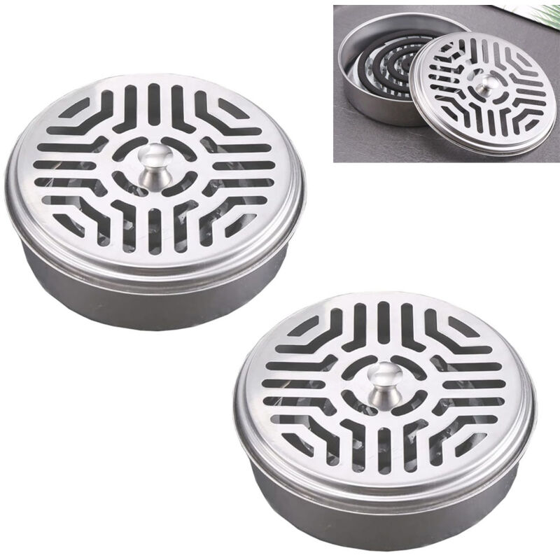 Stück Edelstahl-mückenspiralenhalter, Mückenspiralenhalter, Mückenspiralen-halter, Für Zuhause, Garten, Camping, Angeln, Reisen, Outdoor