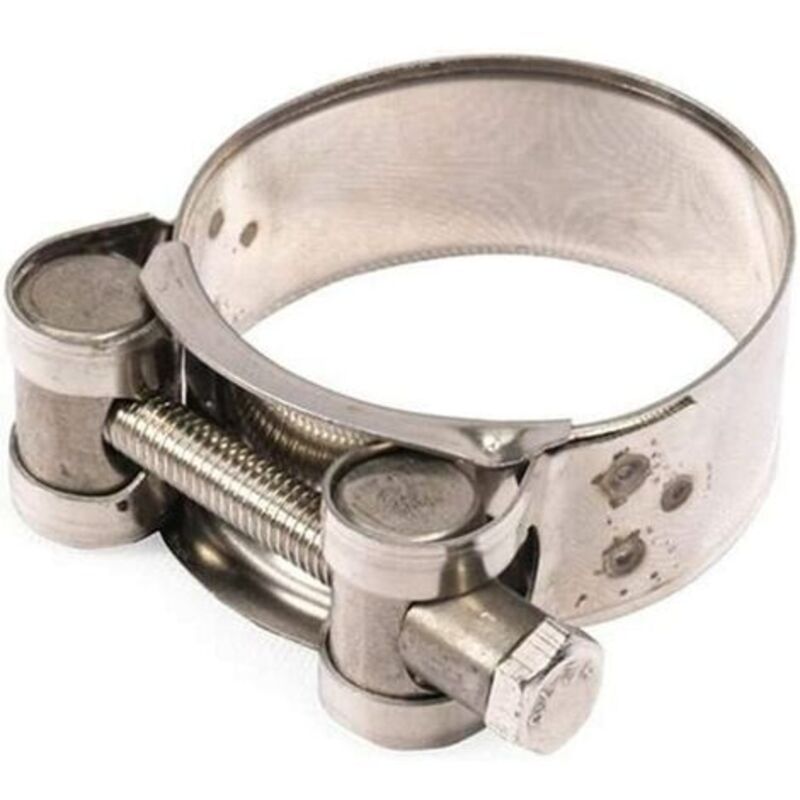 Edelstahl-schlauchschelle, Verstellbare Edelstahl-schlauchklemmen, Silberne Schlauchschelle Für Wasserschlauch, Gastank, Waschmaschine, Schwimmbad, Auto, 44–47 Mm