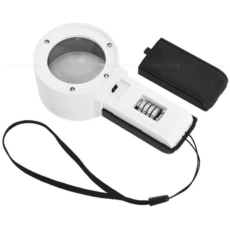 30-fache Vergrößerung Juwelierlupe Mit 3 Leds Und Uv-licht – Kratzfeste Linsen – Hohe Klarheit – Für Diamanten, Schmuck, Münzen, Briefmarken