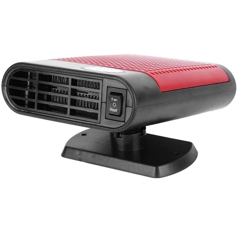 Schwarz+rot Autoheizung, 12v 150w Universal-autoheizung, Tragbare Windschutzscheibenheizung, Enteiser, Beschlaglöser