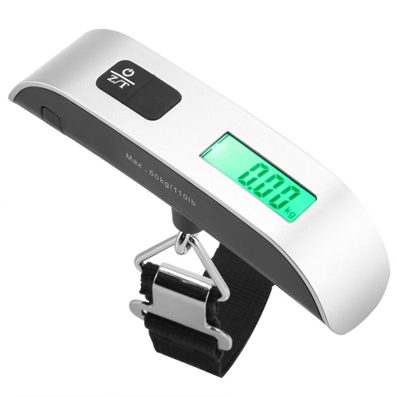 Digitale Lcd-gepäckwaage, 50 Kg Tragkraft, Für Angeln, Landwirtschaft, Reisen Und Haushalt