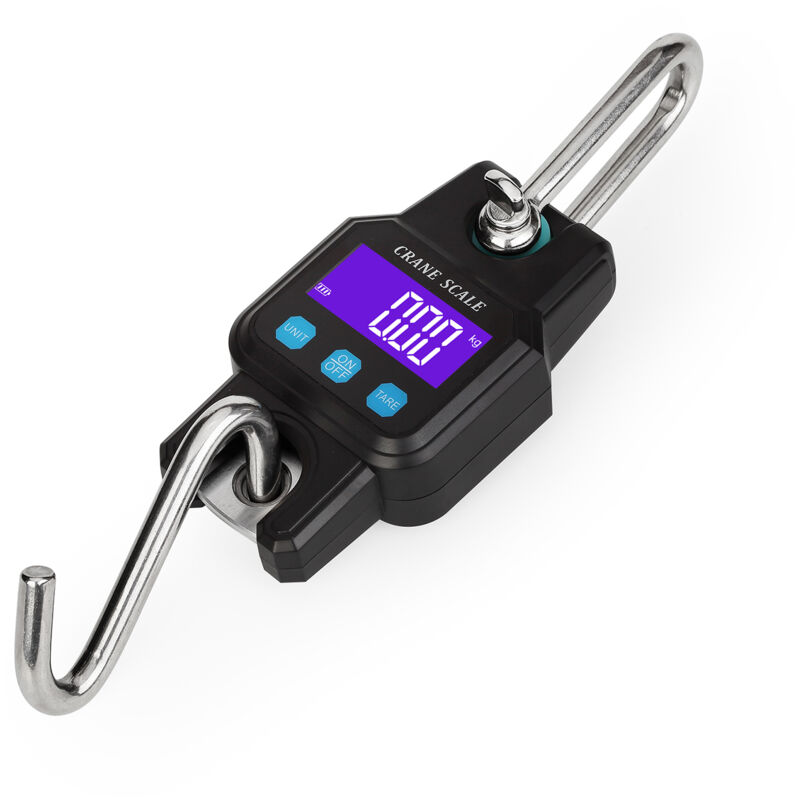 Robuste Tragbare Kranwaage 300 Kg/600 Lb, Wiederaufladbare Industrielle Hakenwaage, Geräteschalter/datenhaltung/tara/null, Für Bauernhof, Angeln, Reisen, Markt, Arbeiten Im Freien
