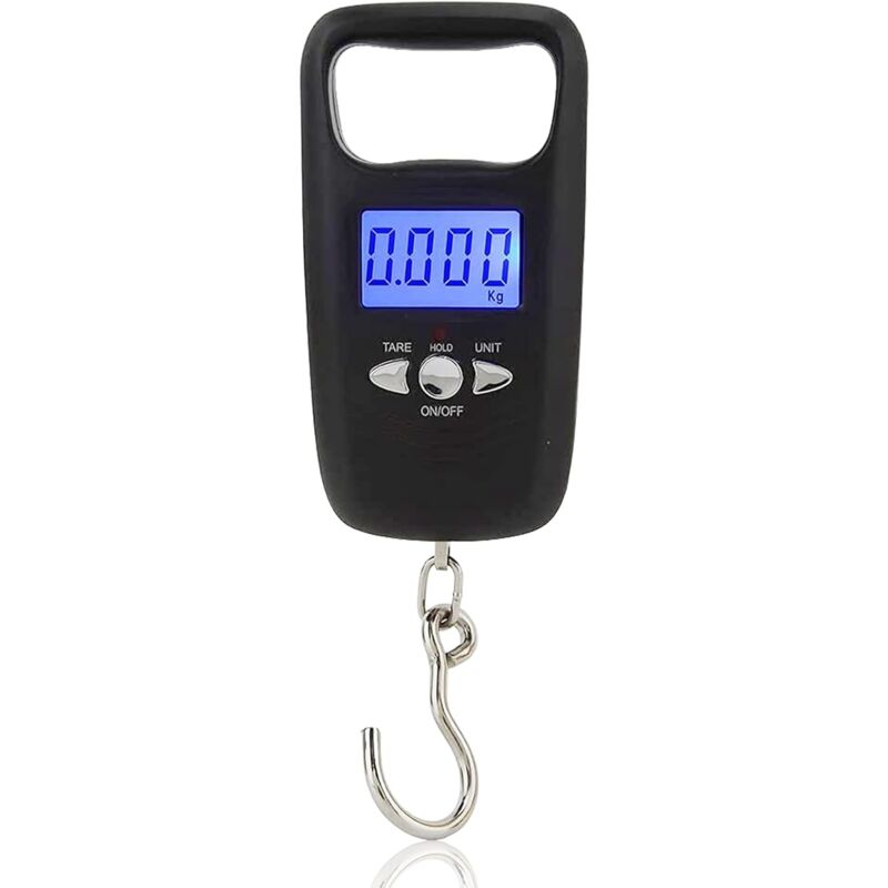 110 Lb/50 Kg Gepäckwaage, Tragbare Elektronische Waage, Lcd-hintergrundbeleuchtung, Digitale Angelwaage, Kofferwiegen, Reisen, Haushalt