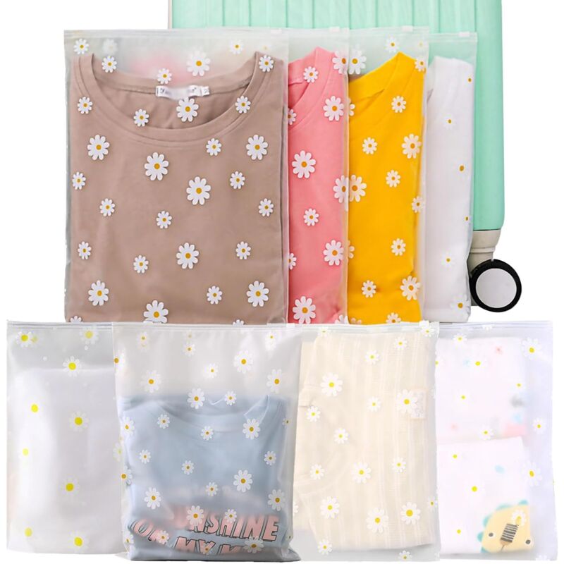 20 Stück Reißverschluss-reisetasche, Wasserdichte Tasche, Transparente Reiseaufbewahrungstasche, Kunststoff-kleiderbeutel, Kleider-vakuumbeutel Für Anzüge,
