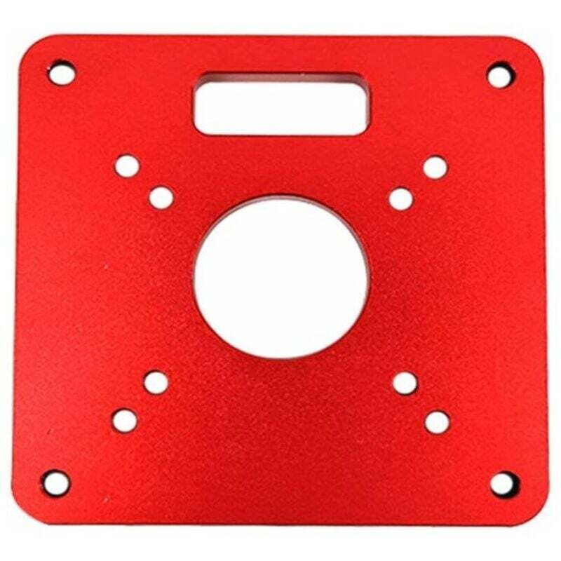 Rt0700c Frästisch-einlegeplatte, 120 X 120 X 8 Mm, Aluminium, Für Die Holzbearbeitung