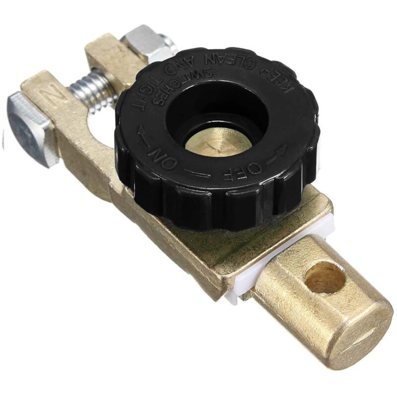 12 V/24 V Batteriepol-trennschalter Für Pkw-batterie Mit Schwarzem Knopf Für Pkw, Lkw, Boote, Top-post