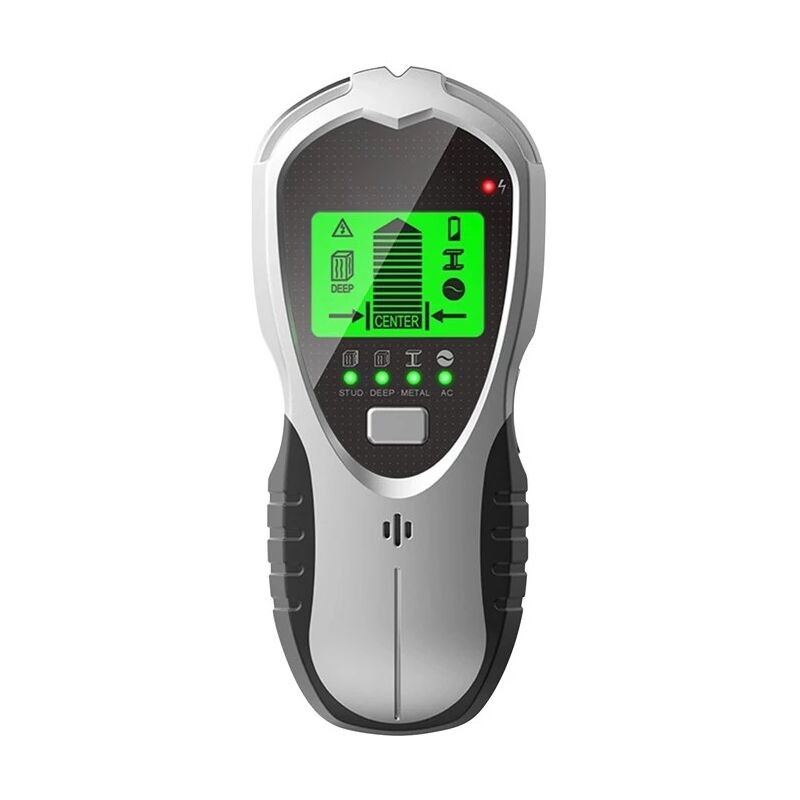 (silberfarben) 4-in-1-wanddetektor, Wand-metalldetektor Mit Lcd-display, Balkensucher, Detektor Zum Aufspüren Von Metallen, Elektrischen Leitungen Und Holzbalken In Wänden, Böden Und Decken
