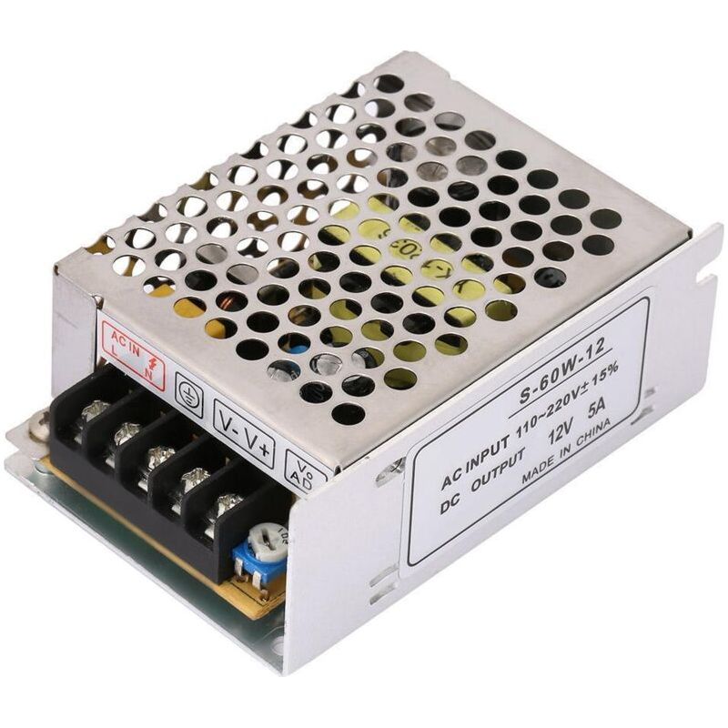 5a 60w Schaltnetzteil, 110v-220v Ac Auf 12v Dc Schalttransformator Für Cctv-, Radio- Und Computerprojekte