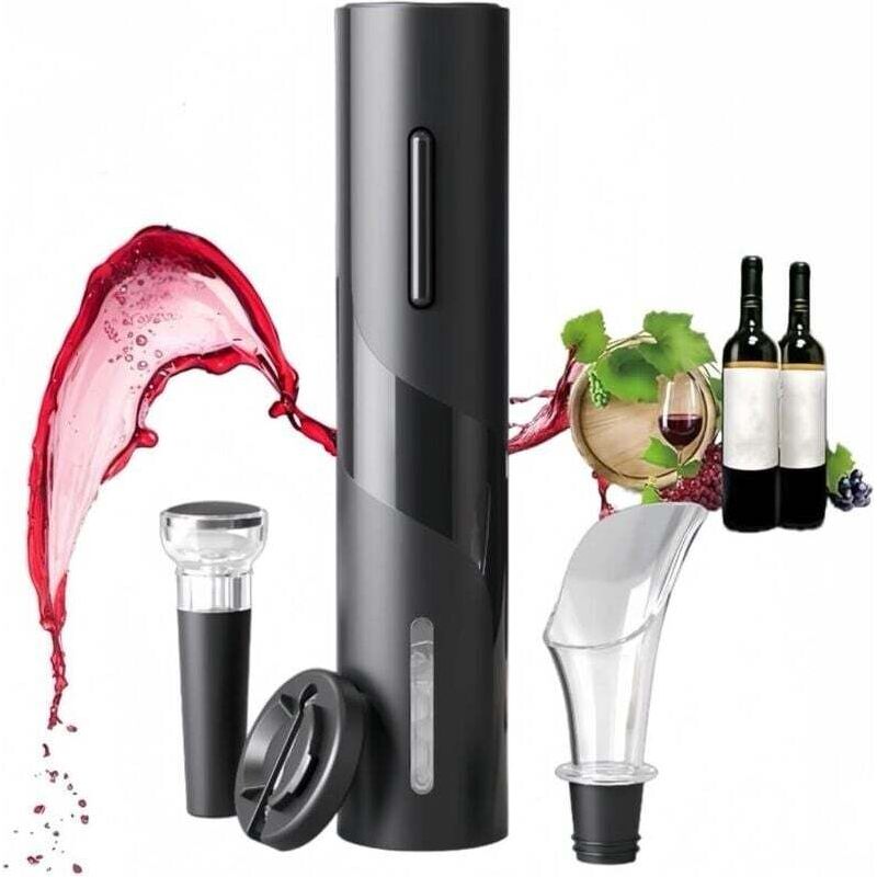Batteriebetriebener Elektrischer Korkenzieher, 4er-set, Einfach Zu Bedienen, Ideal Für Zuhause, Restaurant, Reisen Und Weinliebhaber