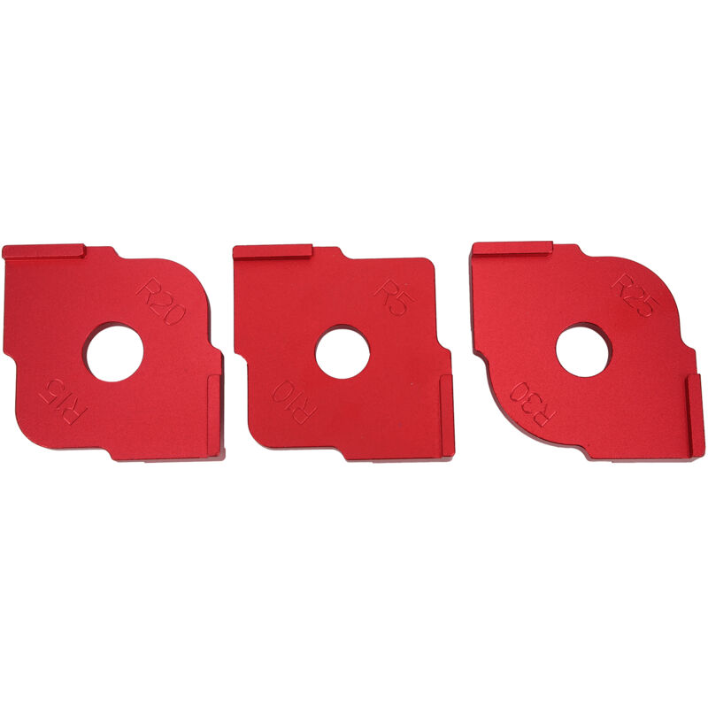 3 Stück Radius-fräslehren Aus Aluminiumlegierung Für Halbkreis-positionierung In Der Holzbearbeitung