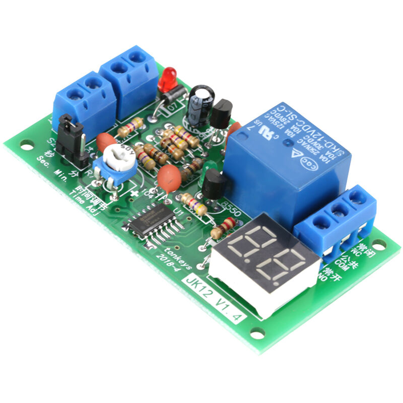 Dc12v Led-anzeige Countdown-timer Verzögerungsrelais-schaltmodul