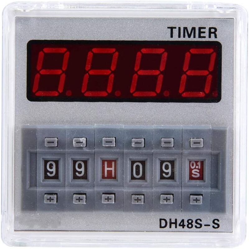 Dh48s-s Digitalanzeige-zykluszeitrelais Ac/dc 24 V